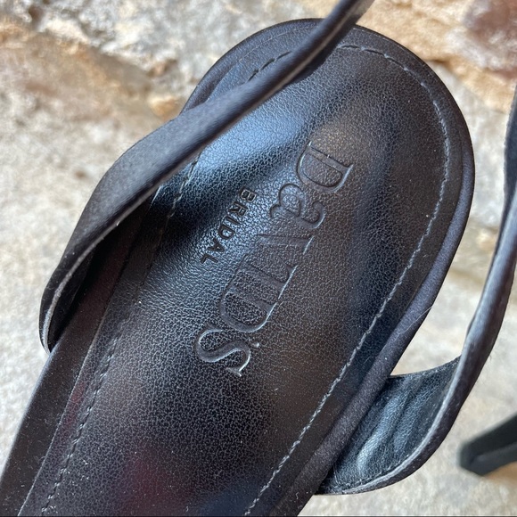 David’s Bridal Heels Black Lace Pointed Toe Slingback Womens 7 - Picture 8 of 10